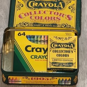 1991 Crayola Collectors' Colors Limited Edition Tin